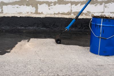 Basement wall sealing process